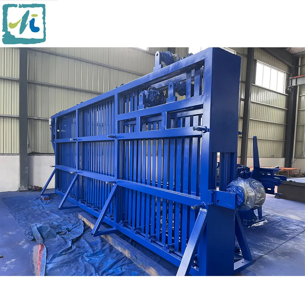 Work flow of galvanized pipe welding machine